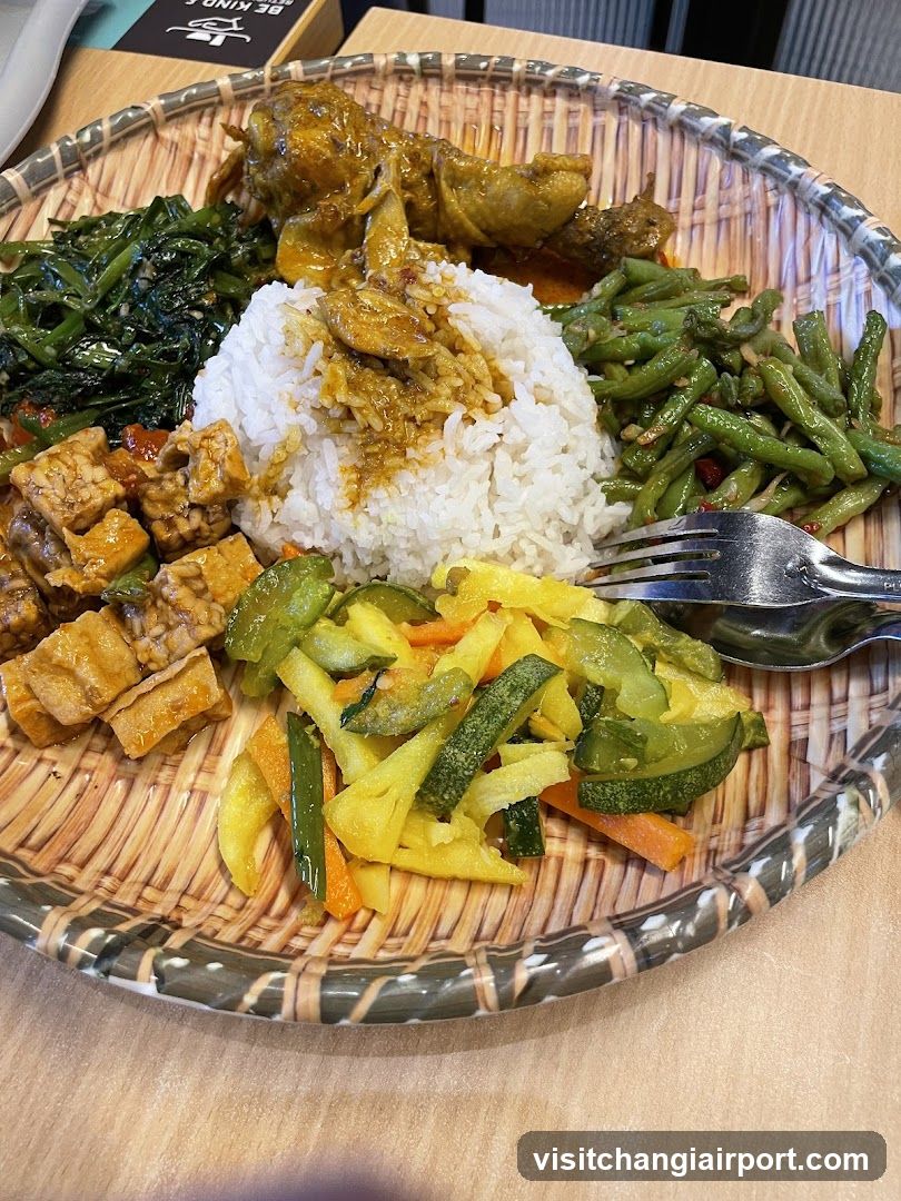Curry Rice Plate with Side Dishes