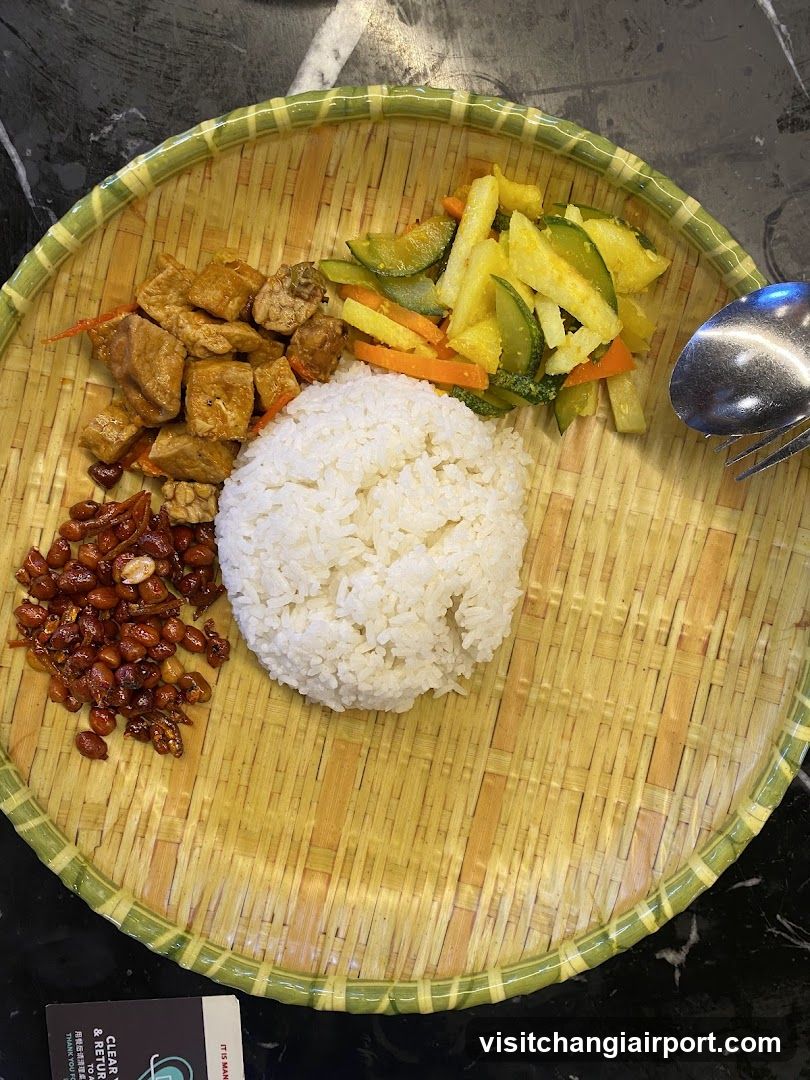 Bamboo Plate Meal
