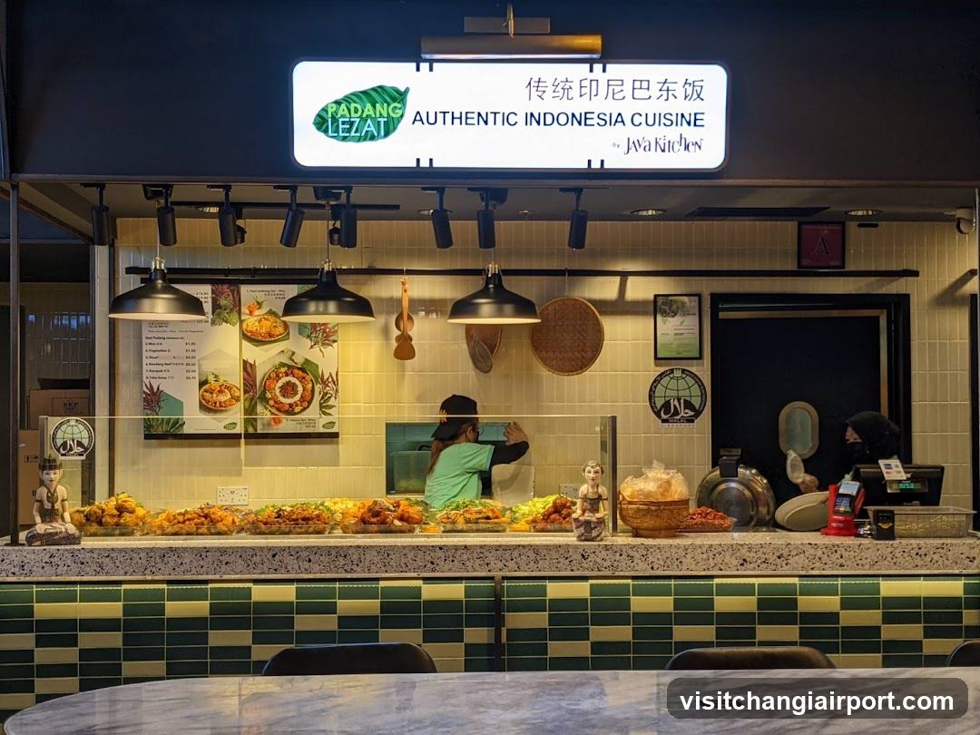 Traditional Indonesian Cuisine Counter
