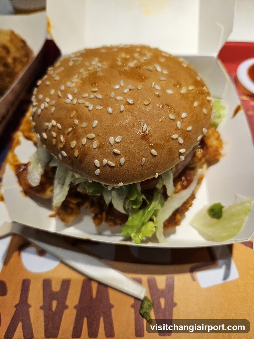 Burger with Sesame Bun