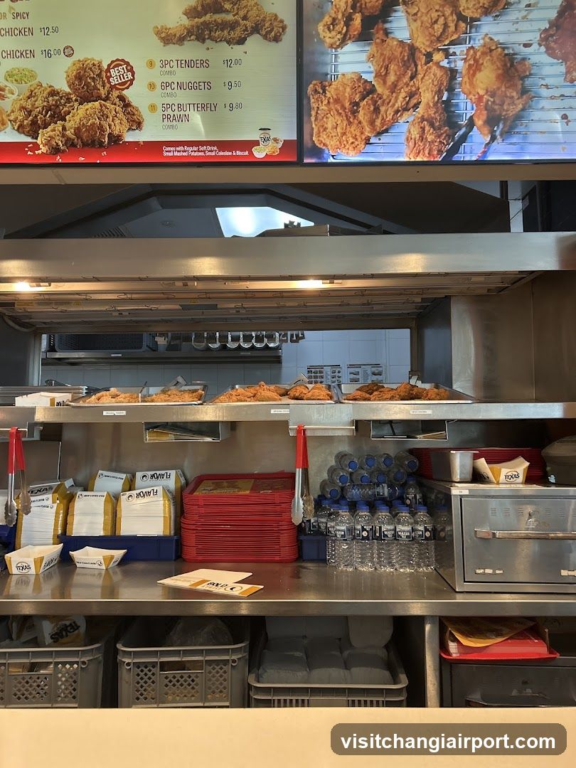 Fried Chicken Counter Interior