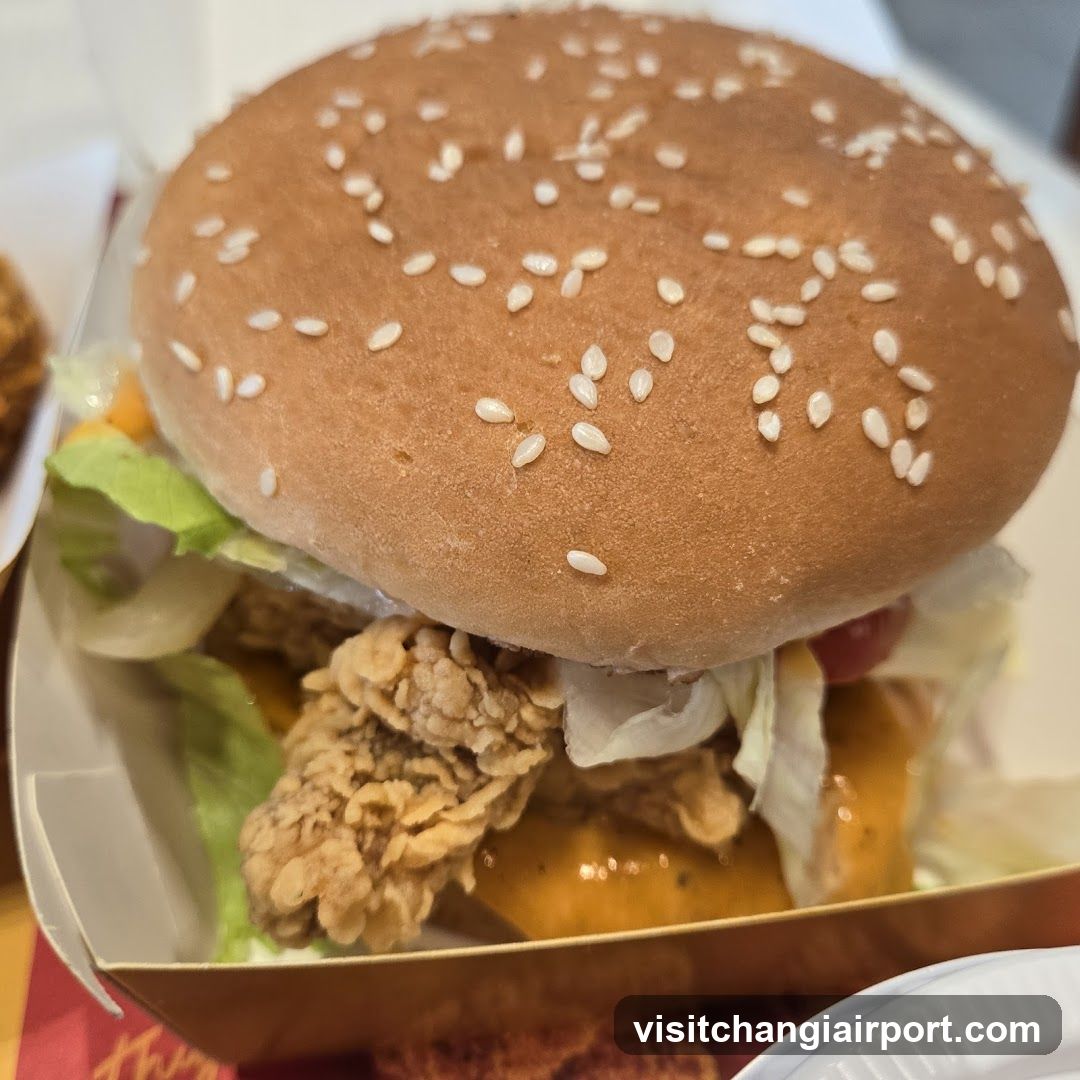 Fried Chicken Burger