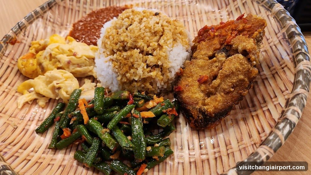 Fried Fish and Rice Plate