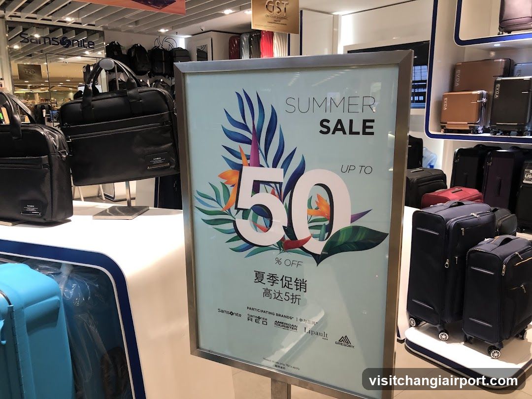 Summer Sale Signage in Store