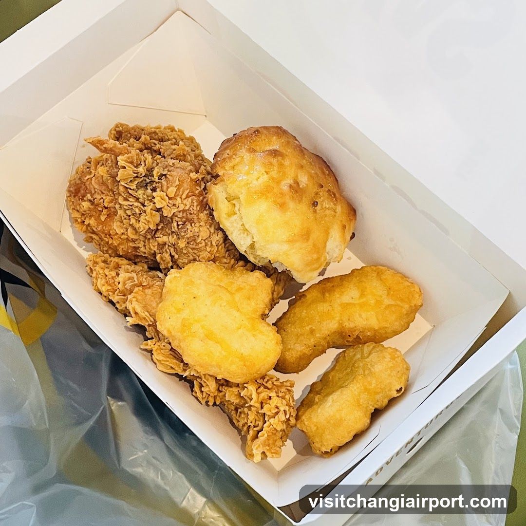 Fried Chicken and Biscuit Box
