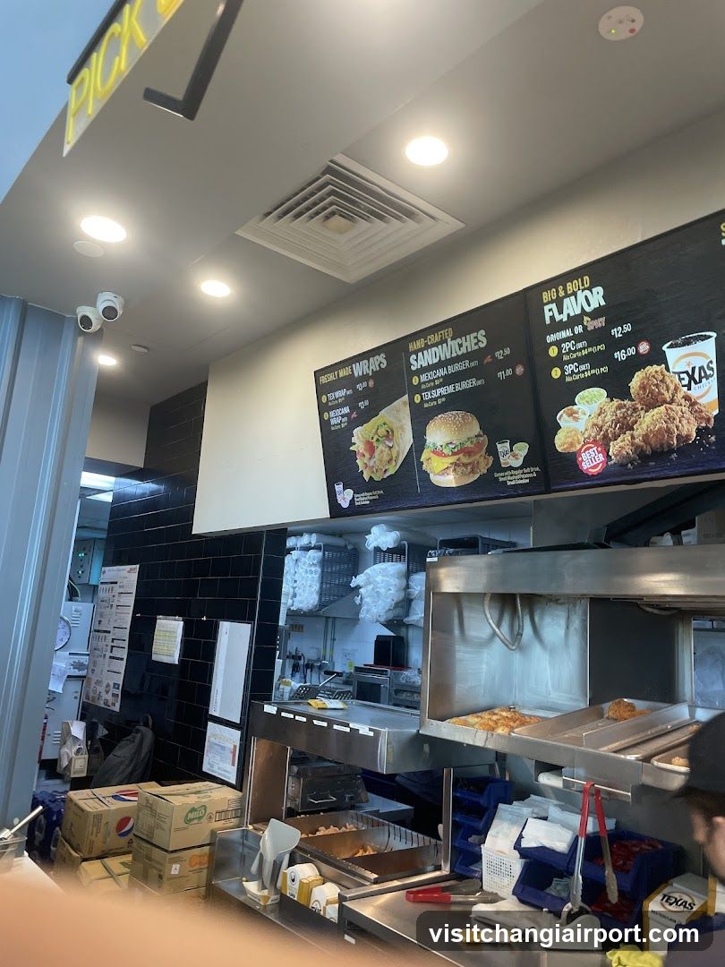 Fast Food Counter Interior