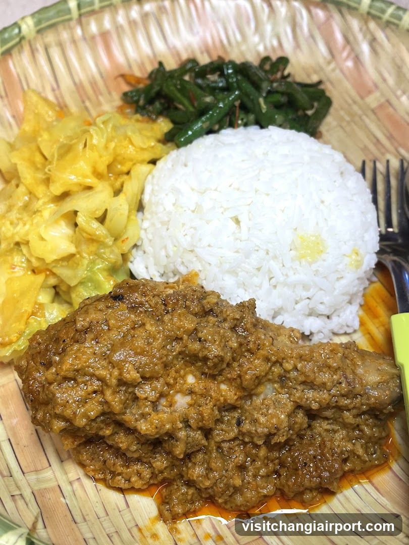 Curry Chicken Rice Plate