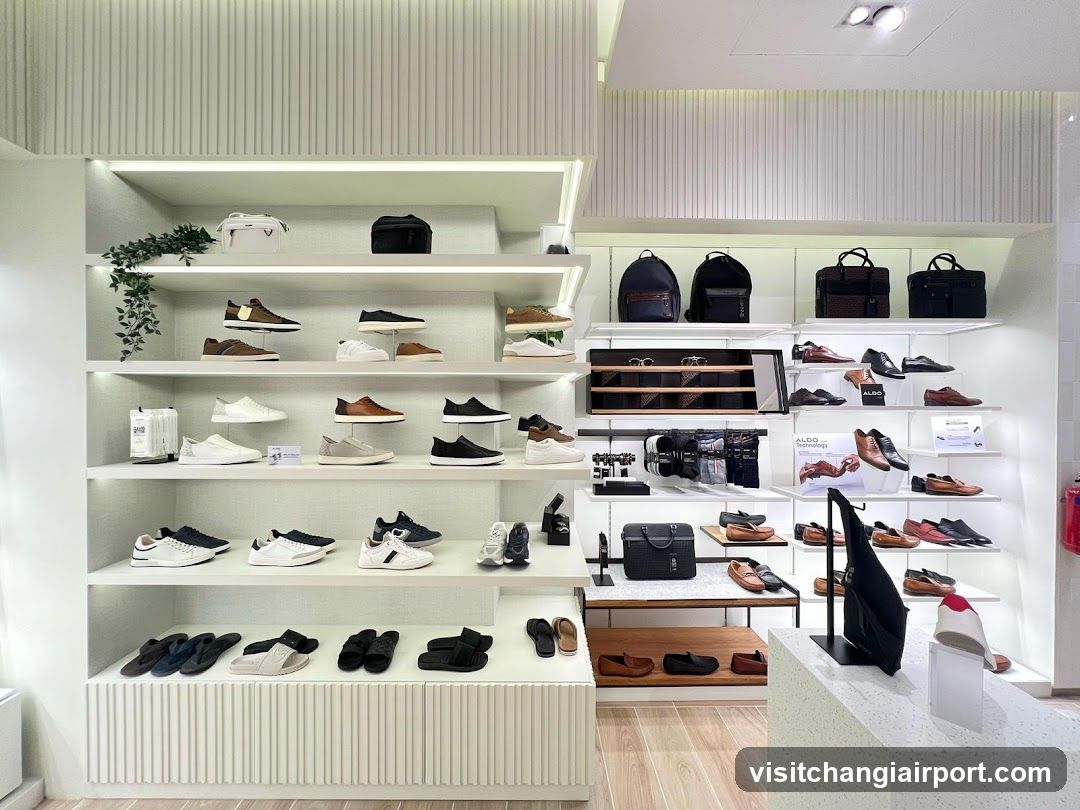 Shoe and Bag Display Interior