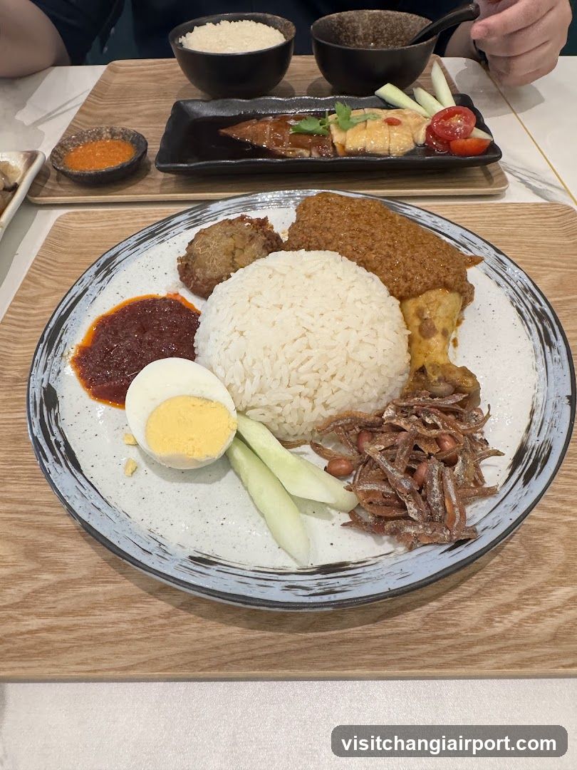 Laksa Plate with Side Dishes
