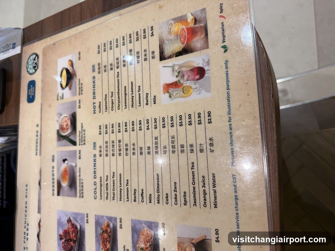 Restaurant Menu Page