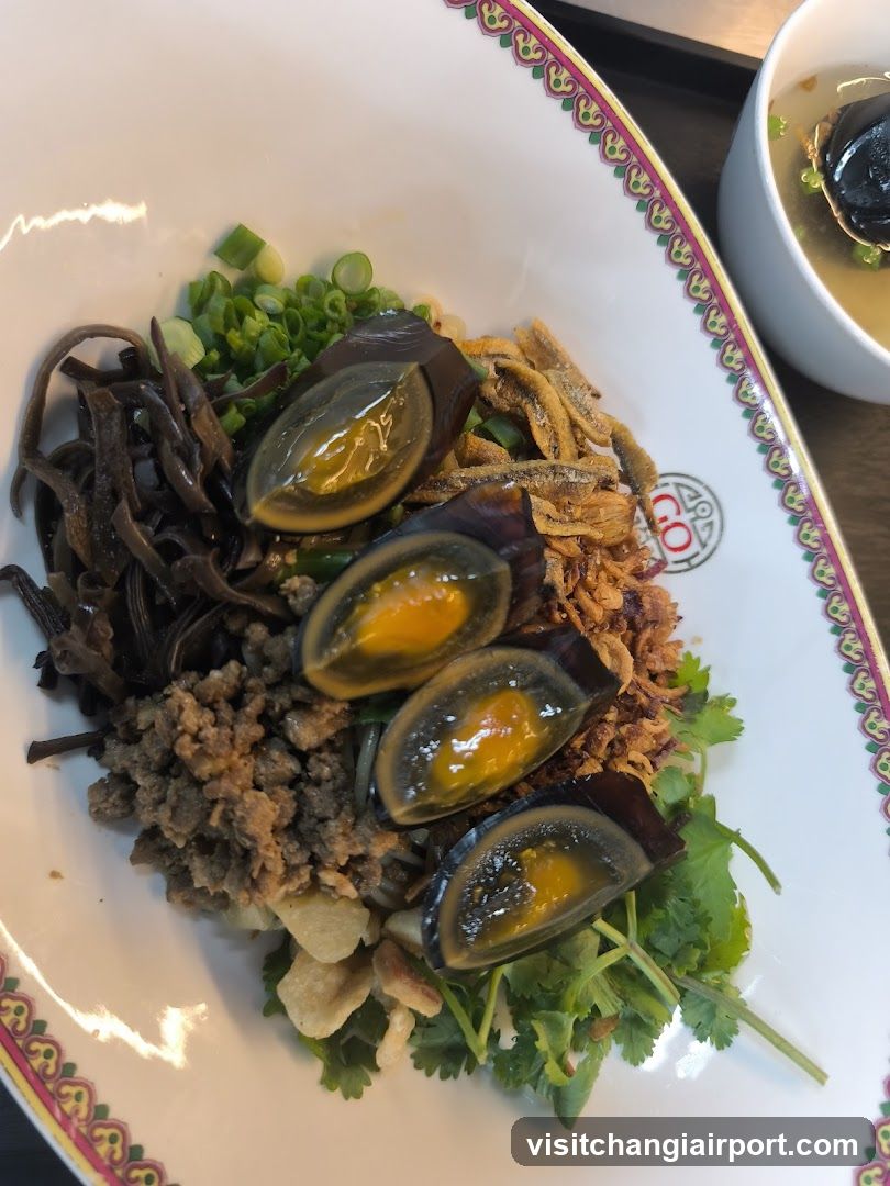 Egg Yolk Noodle Dish
