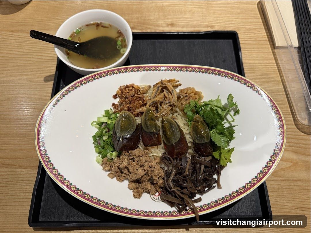 Noodle Dish with Toppings
