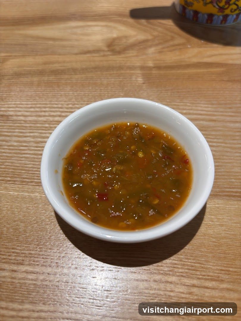 Sauce Bowl on Wooden Table