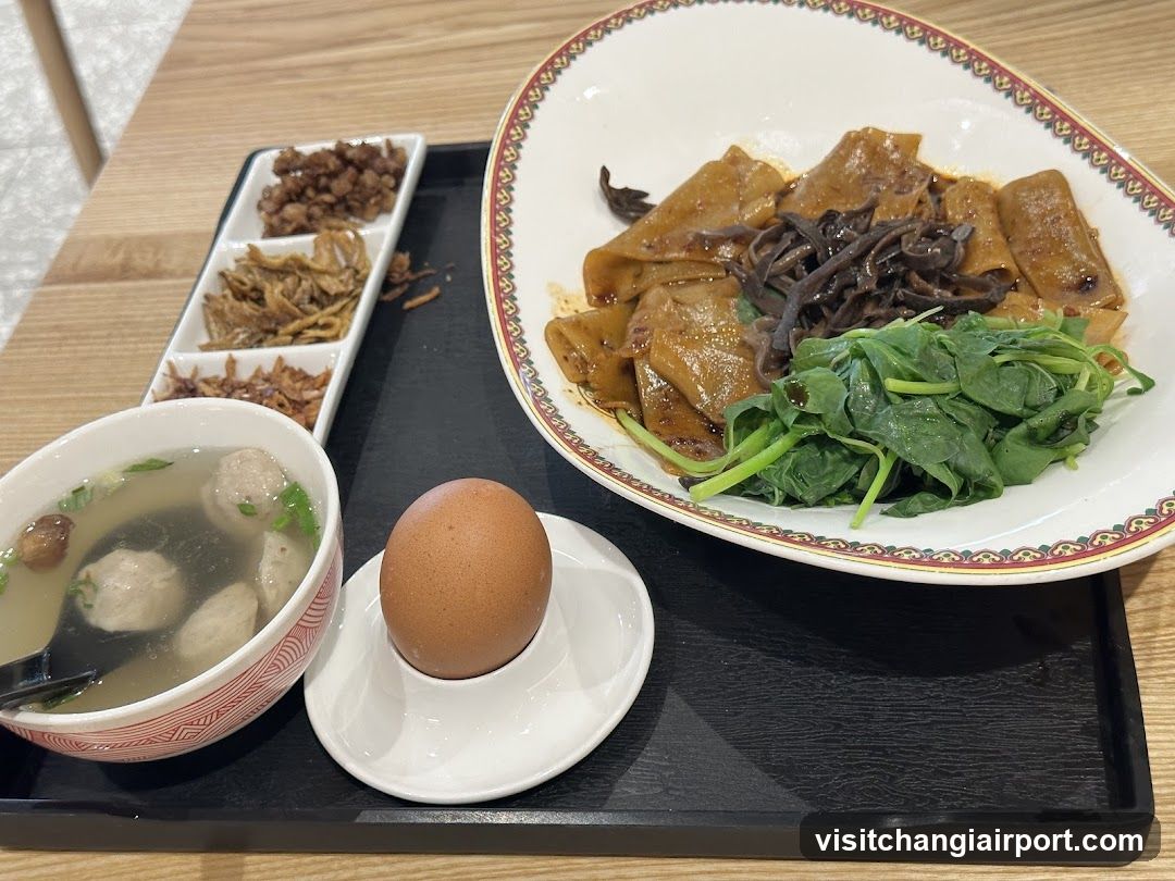 Noodle Meal with Side Dishes