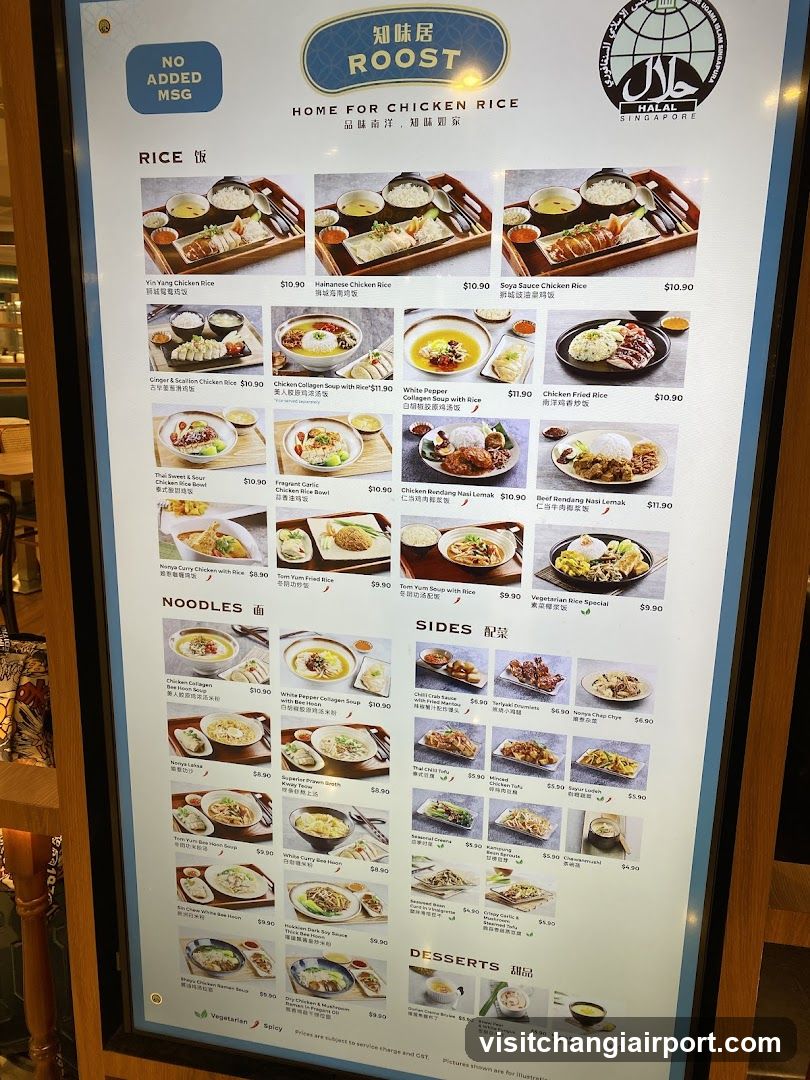 Roost Menu Board