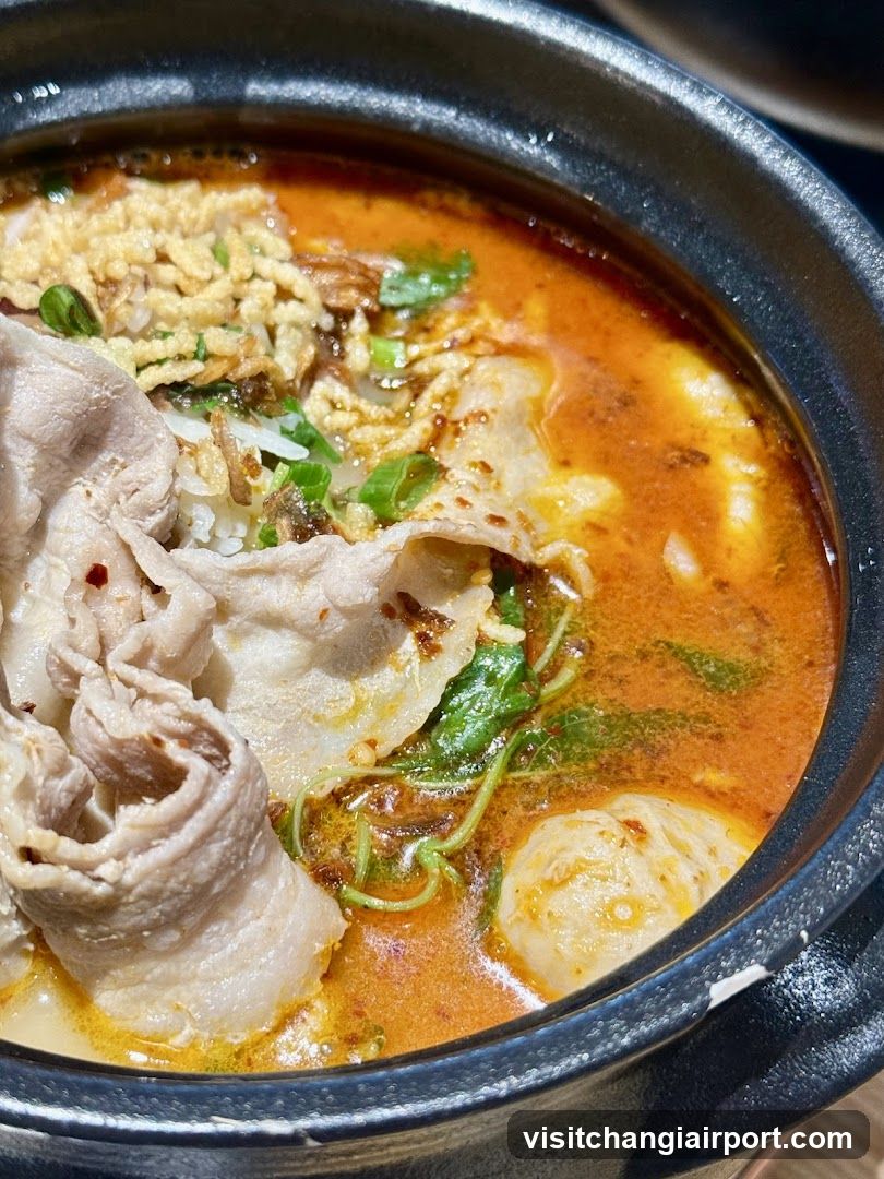 Spicy Soup with Meat and Dumplings