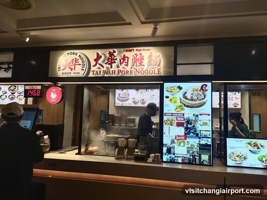 Tai Wah Pork Noodle Shop Interior View