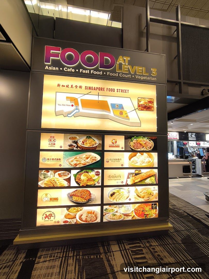 Food at Level 3 Signage