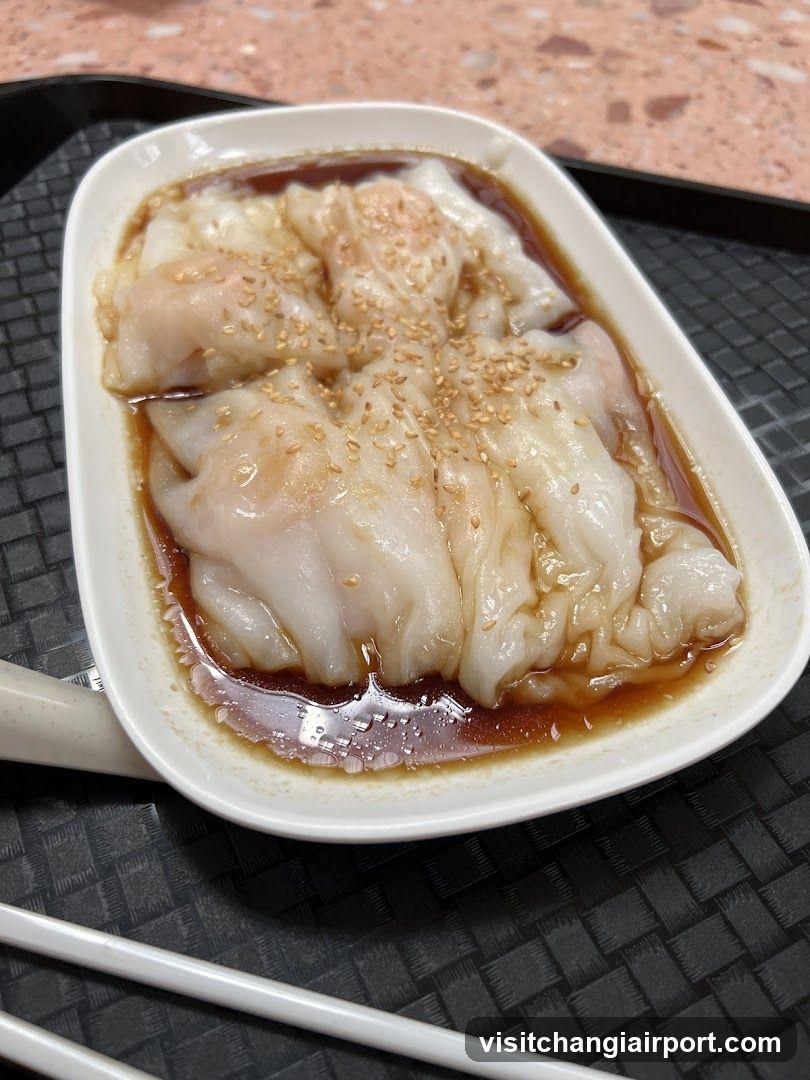Steamed Rice Rolls with Sauce