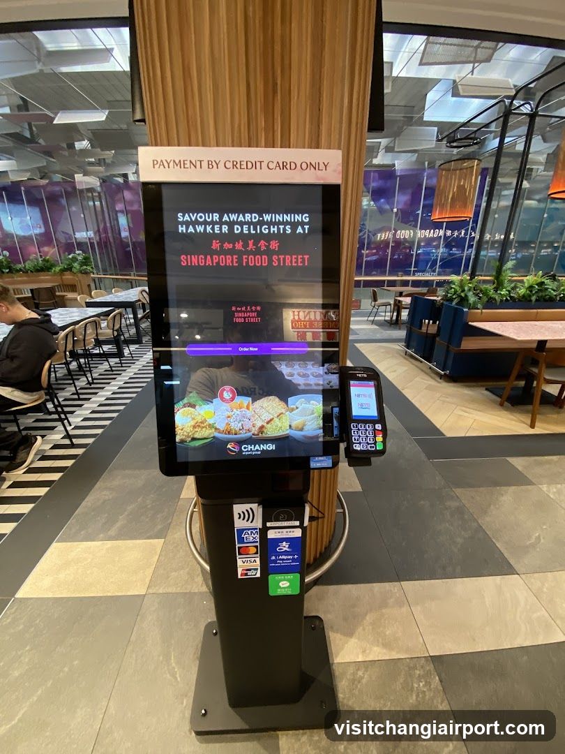 Singapore Food Street Payment Kiosk