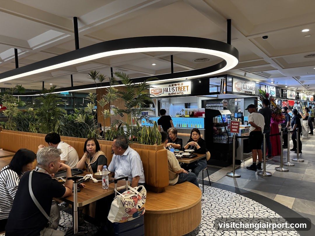 Food Court Interior Scene