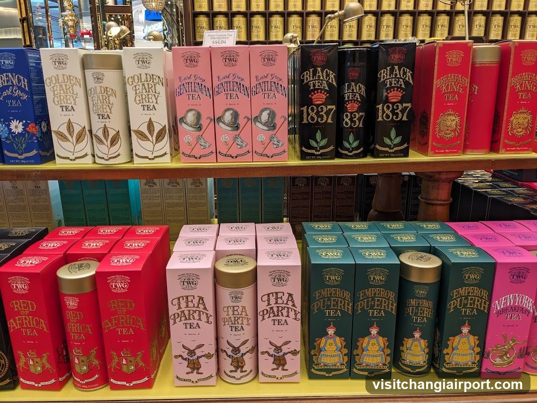 TWG Tea Display Shelf