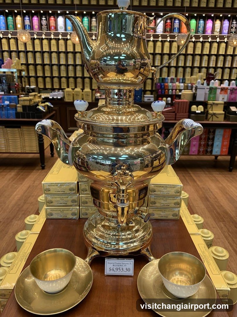 Gold Samovar Display