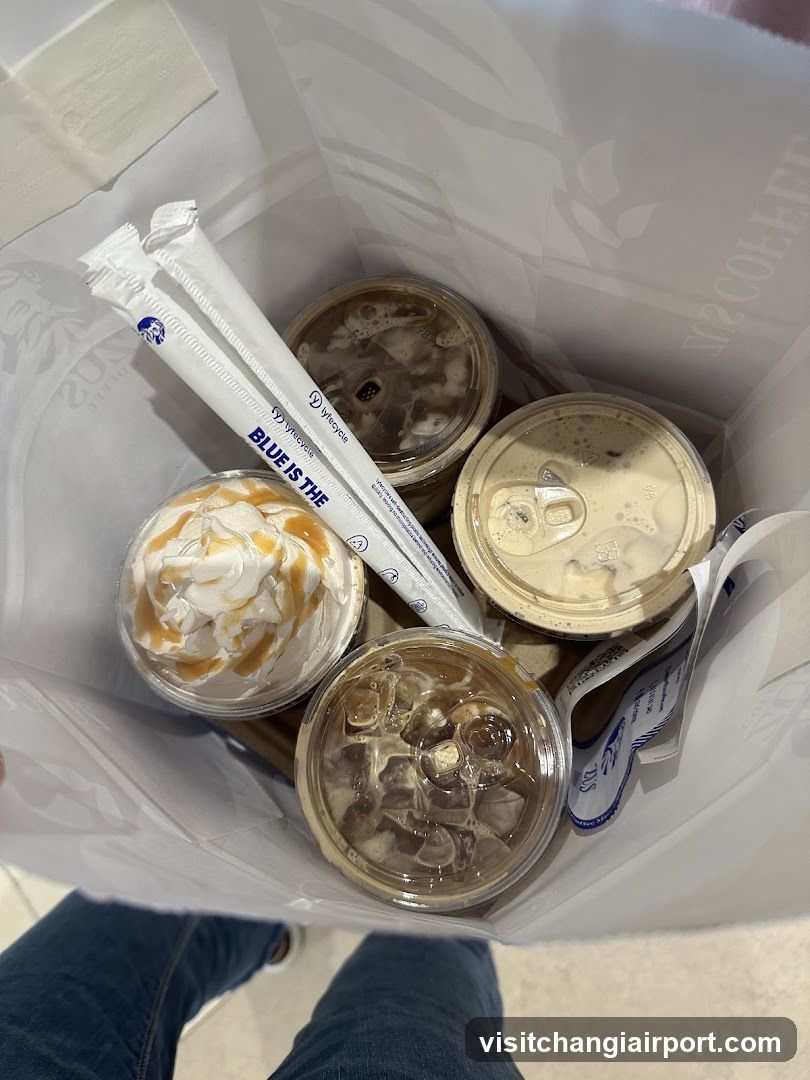 Coffee Shop Takeout Bag