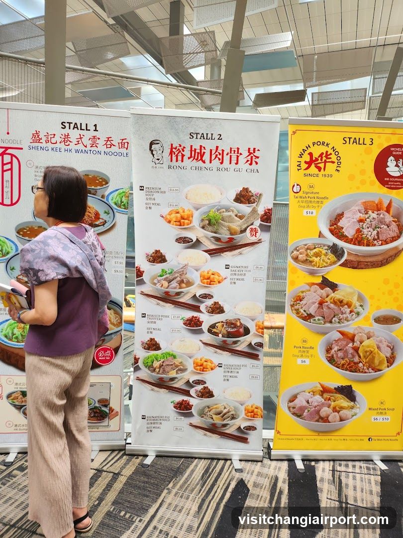 Food Stall Menu Displays