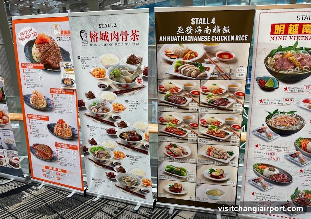 Food Stall Menus Display