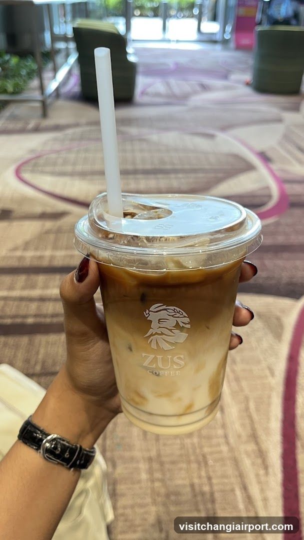 Iced Coffee with Zus Logo