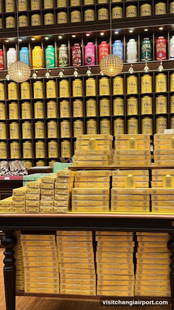 TWG Tea Display Interior