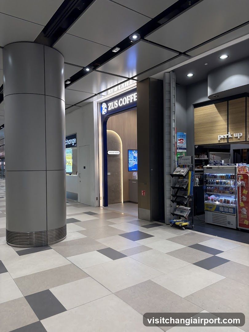 Station Interior with Shops