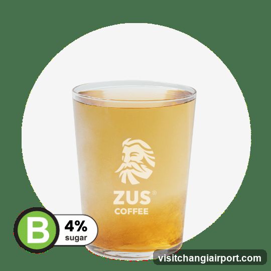 ZUS Coffee Glass with Sugar Content Label