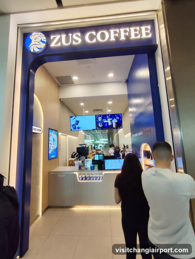 Zus Coffee Store Interior View