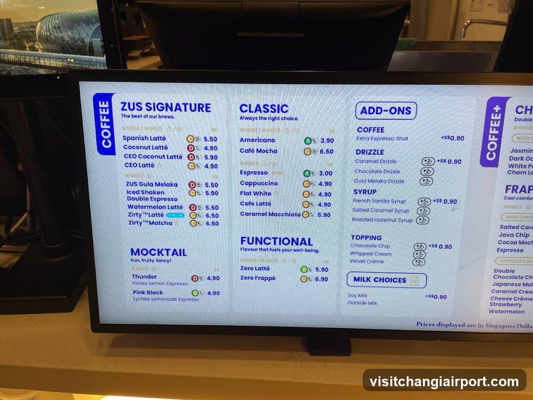 Coffee Menu Board