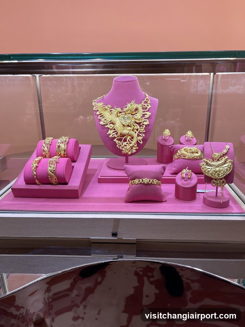Gold Jewelry Display
