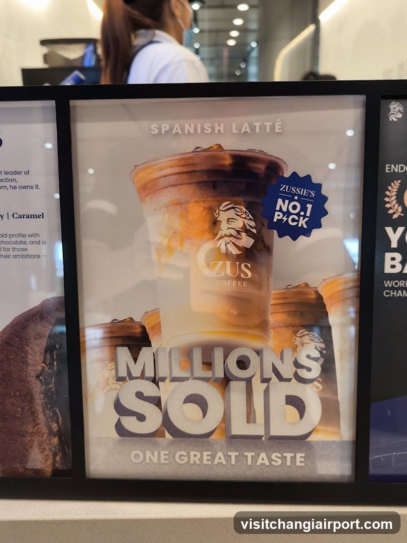Zus Coffee Spanish Latte Advertisement