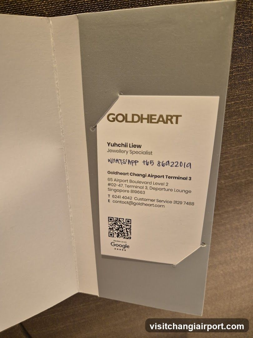 Goldheart Business Card Display