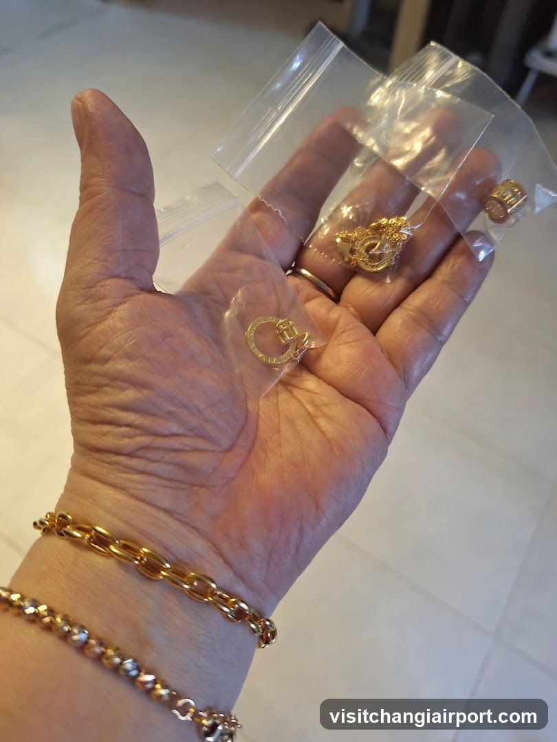 Gold Jewelry Display