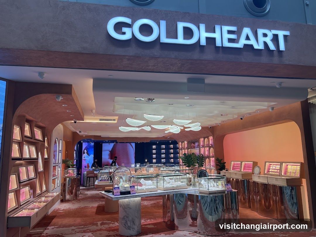 Goldheart Jewelry, Changi Airport Terminal 3 Departure Hall