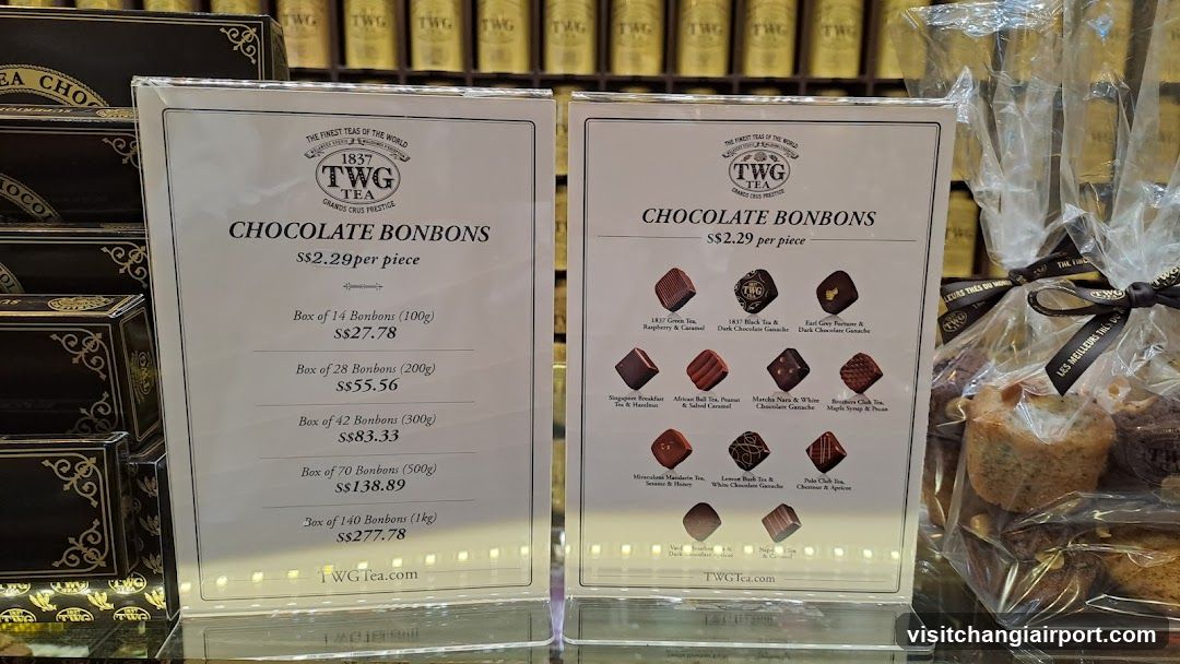 TWG Tea Bonbons Display