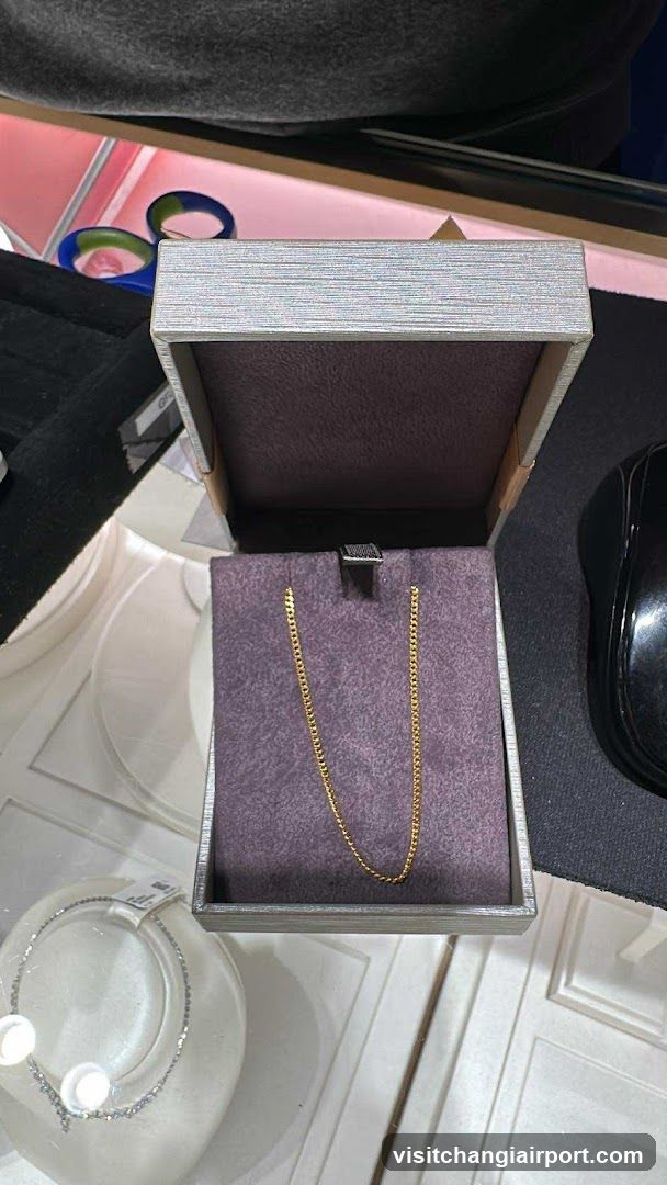 Gold Chain in Jewelry Box
