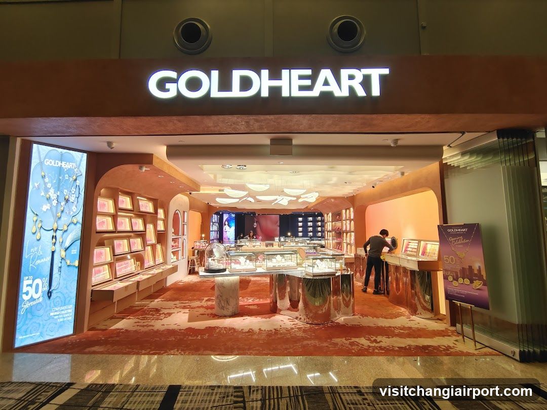 Goldheart Jewelry, Changi Airport Terminal 3 Departure Hall