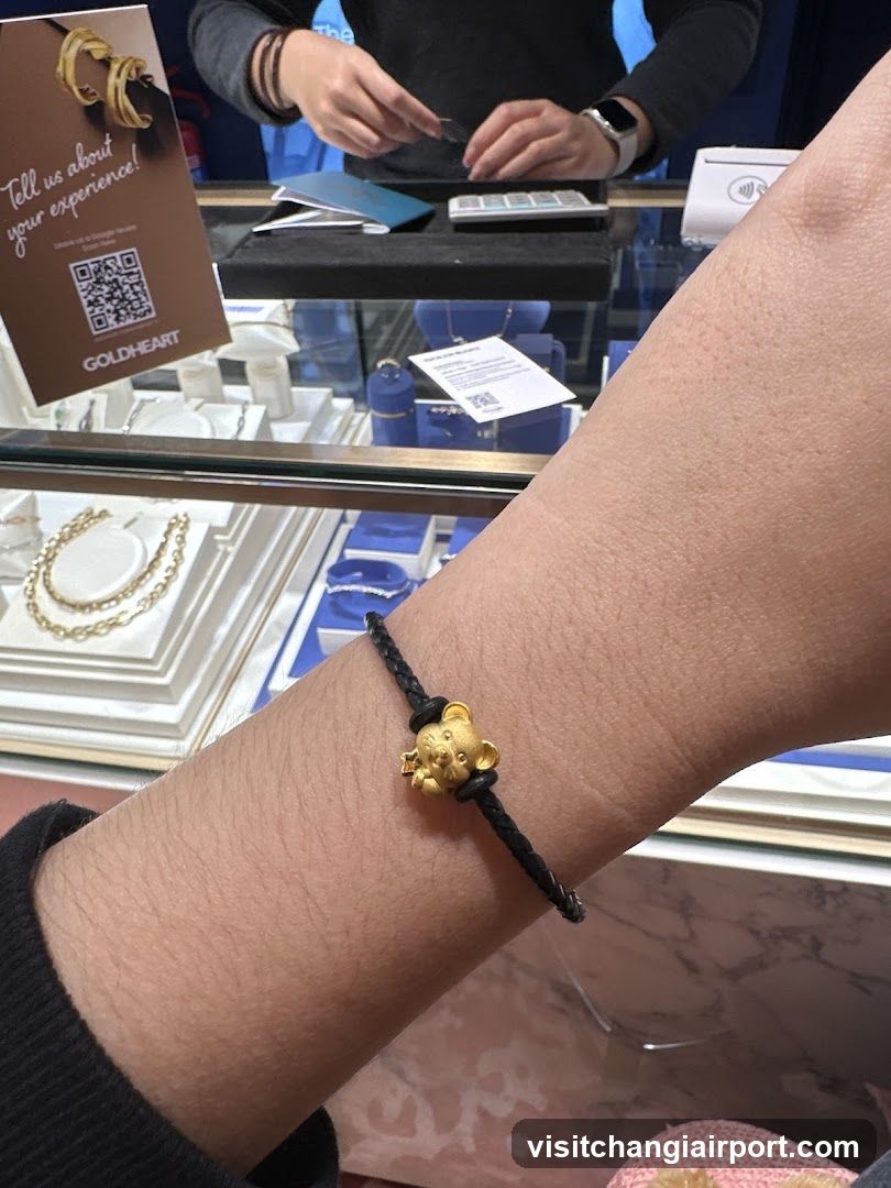 Gold Bracelet Display