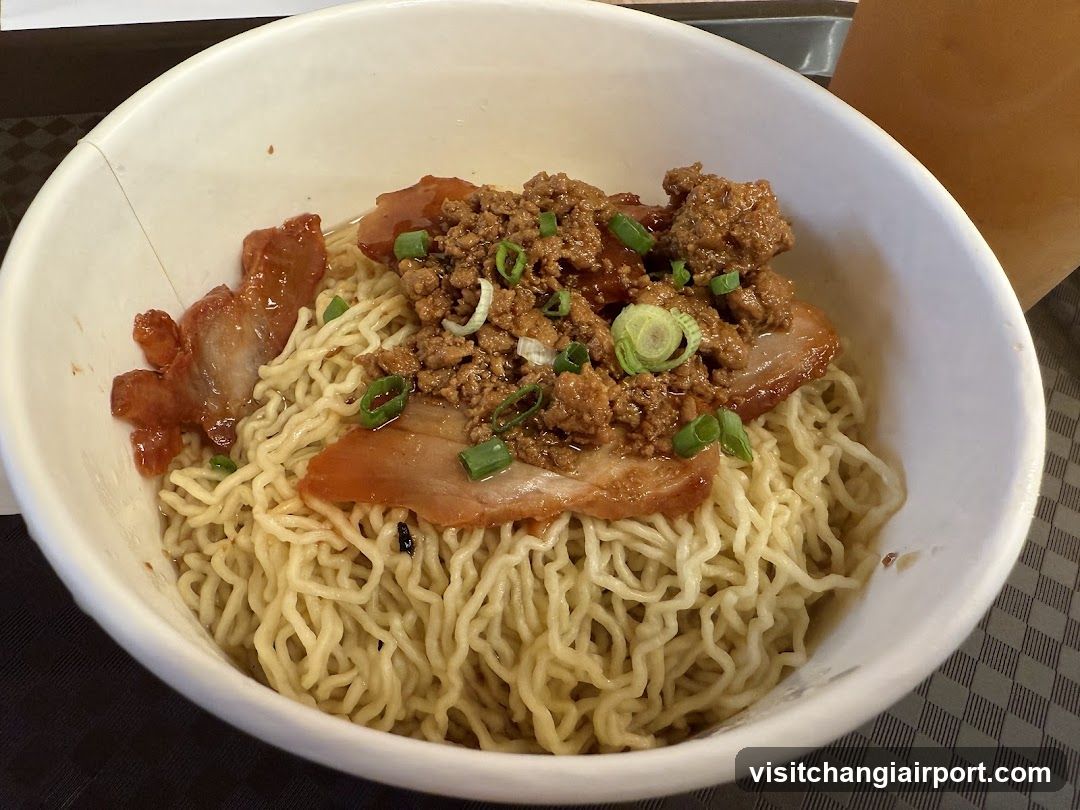 Bowl of Noodles with Toppings