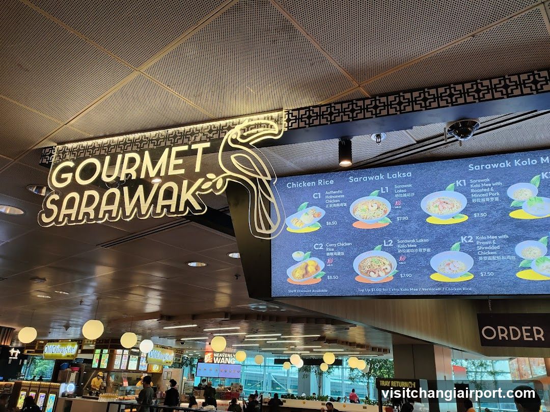 Gourmet Sarawak Food Court Interior