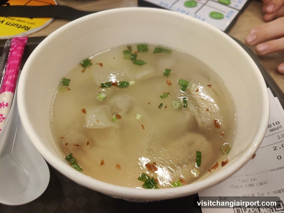 Bowl of Soup with Garnish
