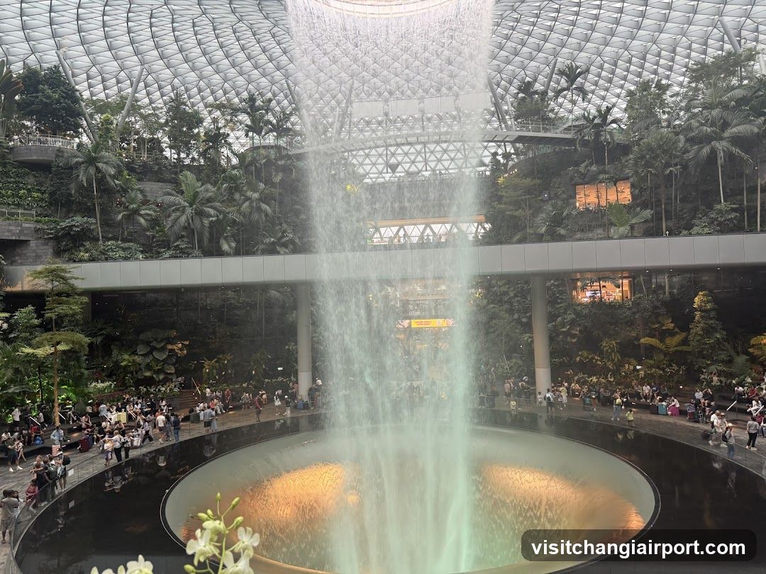 The Jewel Changi Airport Waterfall