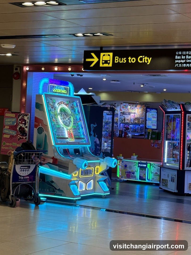 Airport Arcade Area